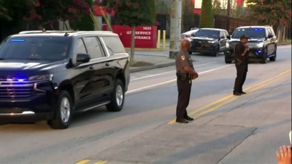 Donald Trump hands himself in for arrest in Georgia