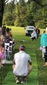 Kid at Wedding Gets Dragged by Dog During Bride's Entry