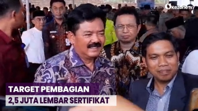 Cegah Konflik Tanah, Menteri ATR/BPN Hadi Tjahjanto Serahkan 13.366 Sertifikat di Jambi