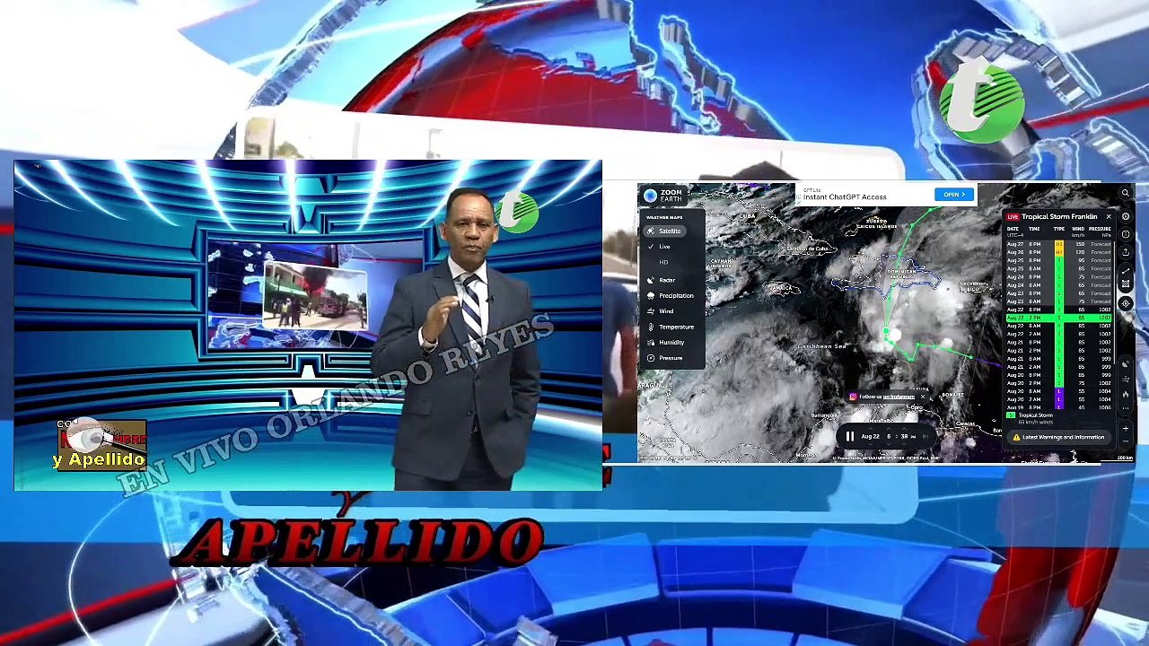 Lo que trae Franklin la tormenta