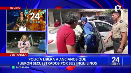 Ventanilla: rescatan a ancianos que fueron secuestrados por sus inquilinos extranjeros