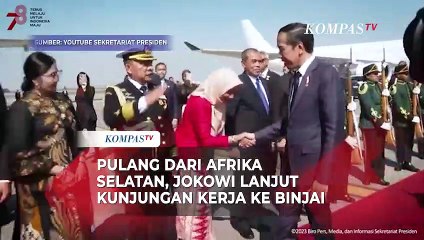 Pulang dari Afrika Selatan, Jokowi Lanjut Kunjungan Kerja ke Binjai