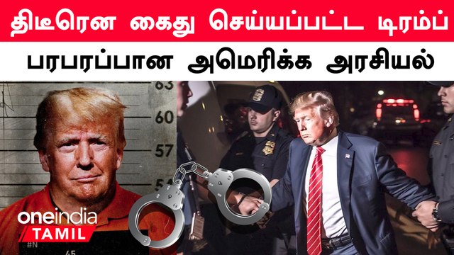 தேர்தல் முறைகேடு வழக்கில் கைதுசெய்யப்பட்ட முன்னாள் அதிபர் டொனால்ட் டிரம்ப்