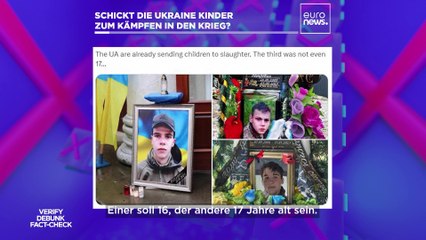 Tải video: Faktencheck: Schickt die Ukraine Kinder als Soldaten in den Krieg?