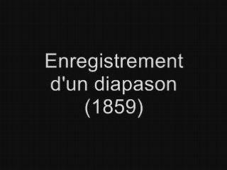 Les premiers enregistrements audio