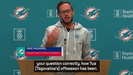 Tagovailoa stronger than ever before - Dolphins coach