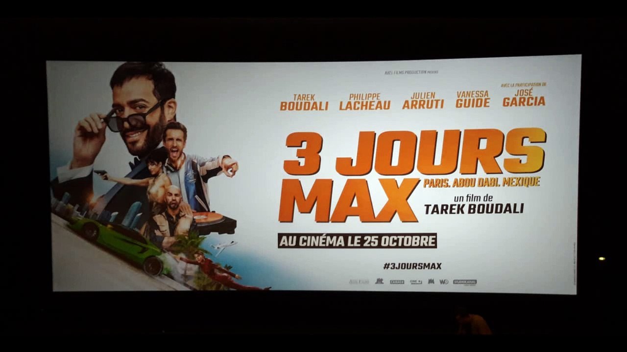 AP du film "3JOURS MAX" à UGC de va, le 23 août 2023