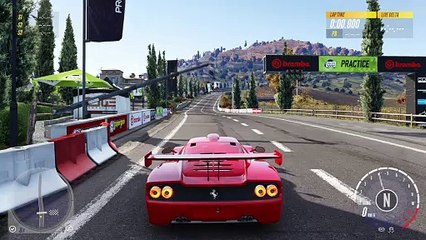 Project Cars 3 : Time attack - Tuscany Salketti Vineyards : 1996 Ferrari F50 GT : 01:04:550 & 01:01:752