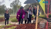 Tree planting ceremony for Fudeko Reekie