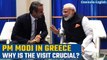 PM Modi in Greece: Modi becomes 1st Indian PM to visit Greece in 40 years | Watch | Oneindia News