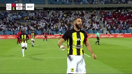 Al-Ittihad - Benzema ouvre son compteur