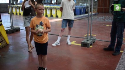 Antoine Quittelier s'entraîne à terrasser Goliath