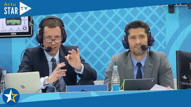 Bixente Lizarazu moqueur il se paie la tête de Grégoire Margotton et ses épaules de serpent !