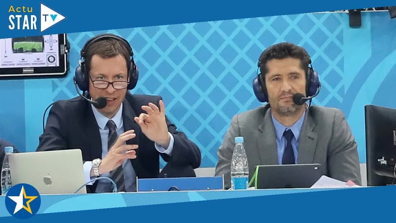 Bixente Lizarazu moqueur  il se paie la tête de Grégoire Margotton et ses épaules de serpent !