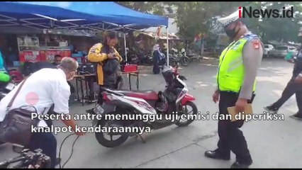 Dinas LH DKI Jakarta Gelar Uji Coba Tilang Emisi di Jalan Perintis Kemerdekaan