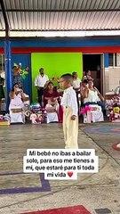 "Estaré para ti toda mi vida": Mujer bailó con su hijo al ver que su pareja faltó a su graduación