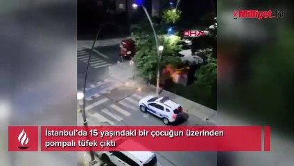 Yer: İstanbul! 15 yaşındaki çocuğun üzerinden pompalı tüfek çıktı