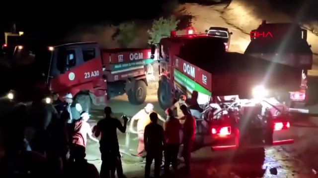 Incendie de forêt à Diyarbakir Ergani