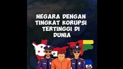 Jadi negara mana dengan tingkat korupsi tertinggi di dunia