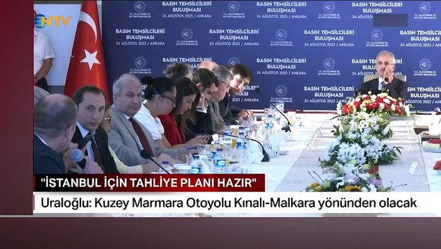 Son Dakika! Bakan Uraloğlu: Olası İstanbul depremi için tahliye Kuzey Marmara Otoyolu-Kınalı Malkara yönünden olacak