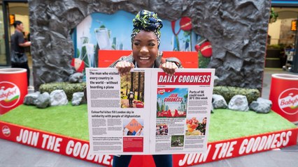 Top things which make us feel good include a good night’s sleep and a sunny blue sky