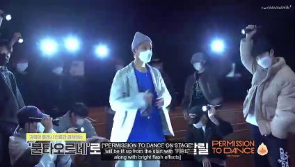 BTS Permission to Dance on Stage | Practice (Behind)