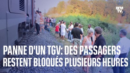 Download Video: Le périple des passagers du Annecy-Paris, bloqués plusieurs heures en raison d'une panne de leur TGV