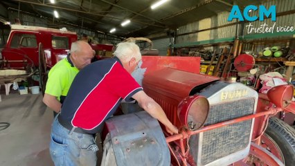 Tamworth retired firefighters restore 1920s' blaze blaster