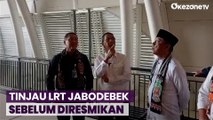 Pj Gubernur Heru Tinjau LRT Jabodebek sebelum Diresmikan, Ini Evaluasinya