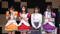 Mystery Kiss members' (Oguri Yui, Hamagishi Hiyori, Suzuki Hitomi) girls talk backstage