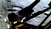 Primeras imágenes del paseo del 'rover' indio en el polo sur de la Luna