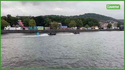 Les commandos de Flawinne en exercice  à Huy