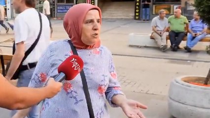 Zeytinburnu'nda AK Parti'li bir vatandaş ekonomiyle ilgili konuştu: Nah düzelir, bildim bileli hep aynı