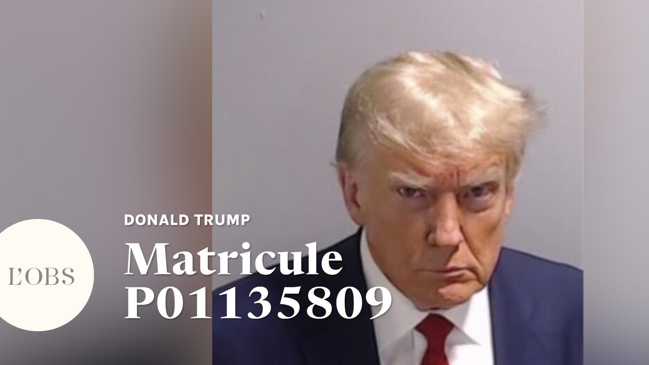 "Mugshot" de Trump : la photo déjà historique de l'ancien président des Etats-Unis