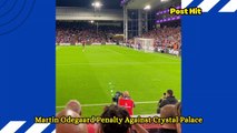 Martin Odegaard Penalty Against Crystal Palace  Arsenal vs Crystal Palace