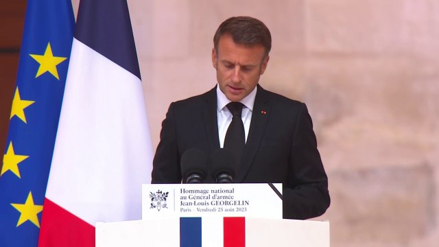 Jean-Louis Georgelin n'était que volonté : Emmanuel Macron rend hommage au général aux Invalides