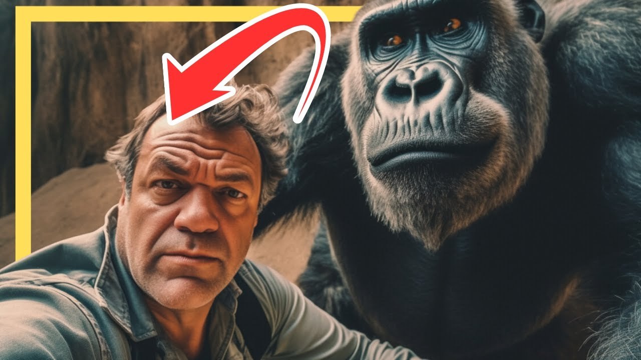 WILDER Gorilla erkennt seinen Adoptivvater NACH 5 JAHREN