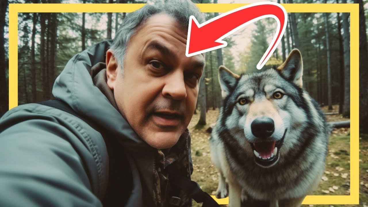 Der wilde Wolf erkennt seinen Lebensretter vor Jahren wieder