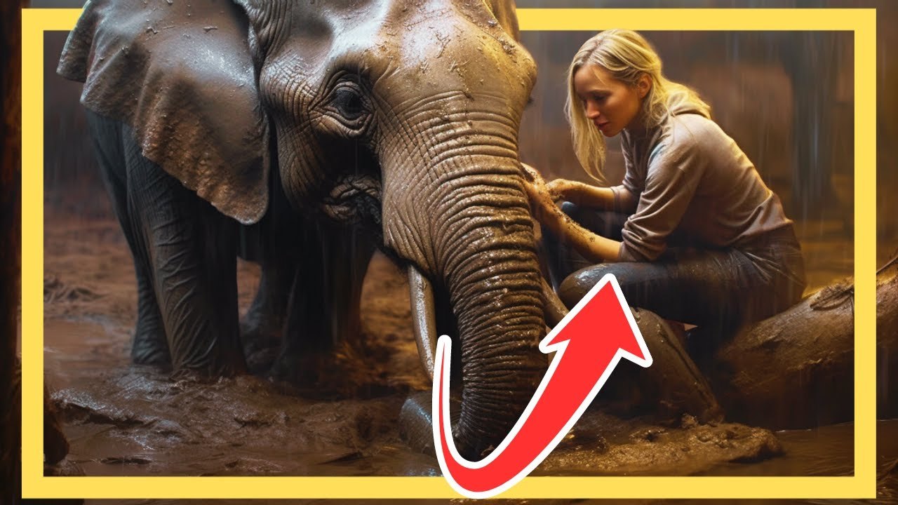 Wildes Elefantenbaby ertrinkt. Tierschützer erkennen Hilferufe