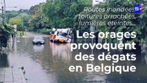 Les orages provoquent d'importants dégâts en Belgique