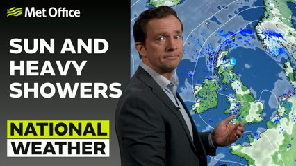 Met Office Afternoon Weather Forecast 25/08/23 - A showery theme