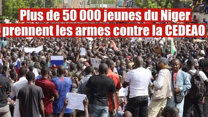 Niger : Plus de 50 000 jeunes prêts à prendre les armes contre la CEDEAO