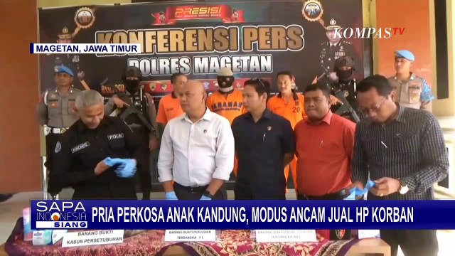 Ayah Tega Perkosa Anak Kandung di Magetan, Pelaku Ancam Akan Jual Ponsel Korban!