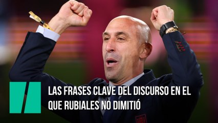 Resumen de la comparecencia de Luis Rubiales