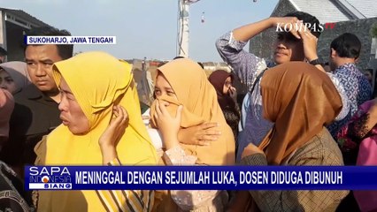 Dosen Diduga jadi Korban Pembunuhan, Jasad Ditemukan dengan Sejumlah Luka