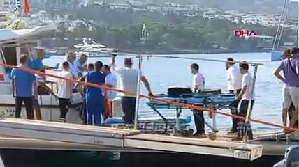 Ali Sabancı ve Vuslat Doğan Sabancı'nın marinaya geliş görüntüleri ortaya çıktı