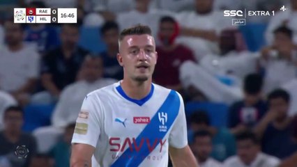 ملخص مباراة الهلال والرائد 4-0 اليوم اهداف الهلال والرائد - هدف لميتروفيتش - ثنائية سالم الدوسري