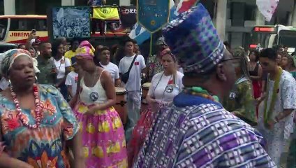 Protesto no Rio pede o fim da violência policial contra negros