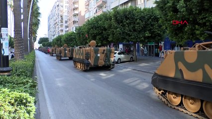 Adana'da 30 Ağustos Zafer Bayramı provası yapıldı