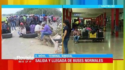 Este viernes, las carreteras que conectan a Santa Cruz con el resto del país están expeditas